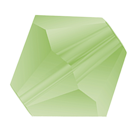 Preciosa 6250 Matte Peridot Faceted Bicone (3mm, 4mm, 5mm, 6mm)