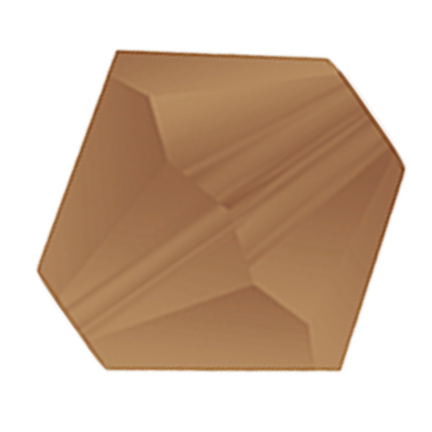 Preciosa 6250 Matte Smoked Topaz Faceted Bicone (3mm, 4mm, 5mm, 6mm)