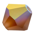 Preciosa 6250 Matte Smoked Topaz AB Faceted Bicone (3mm, 4mm, 5mm, 6mm)