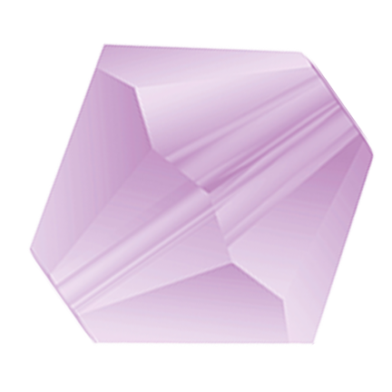 Preciosa 6250 Matte Violet Faceted Bicone (3mm, 4mm, 5mm, 6mm)