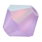 Preciosa 6250 Matte Violet AB Faceted Bicone (3mm, 4mm, 5mm, 6mm)