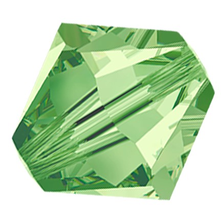 Preciosa 6250 Peridot Faceted Bicone (3mm, 4mm, 5mm, 6mm, 8mm)
