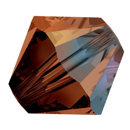 Preciosa 6250 Smoked Topaz AB Faceted Bicone (3mm, 4mm, 5mm, 6mm, 8mm)