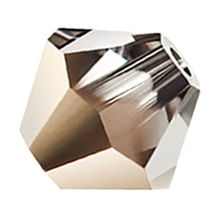Preciosa 6250 Starlight Gold Faceted Bicone (3mm, 4mm, 5mm, 6mm)