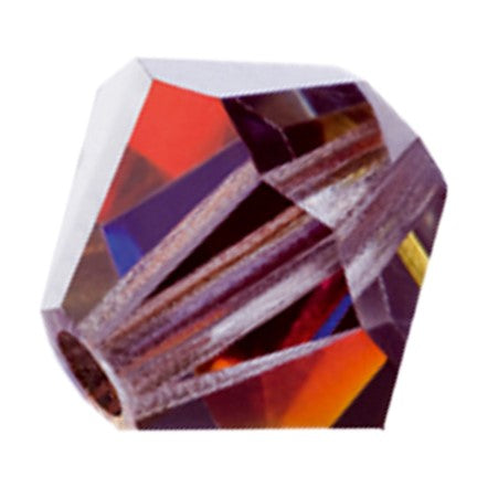 Preciosa 6250 Volcano Faceted Bicone (4mm, 6mm, 8mm)