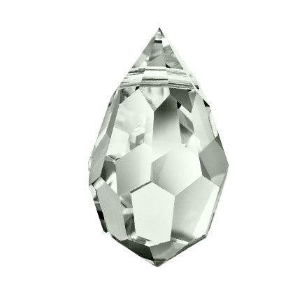 Preciosa 6355 Black Diamond Drop Pendant (10mm, 15mm)