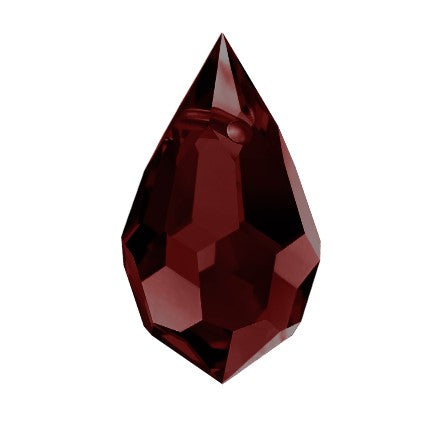 Preciosa 6355 Garnet Drop Pendant (15mm)