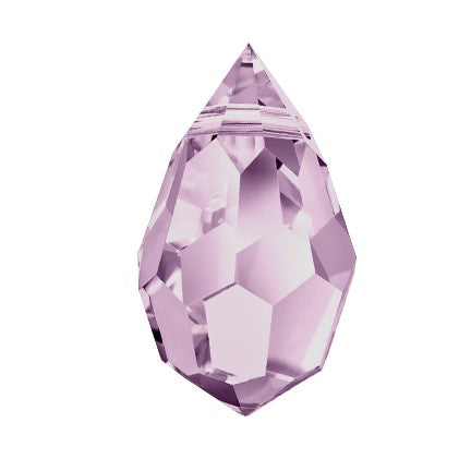 Preciosa 6355 Light Amethyst Drop Pendant (10mm, 15mm)