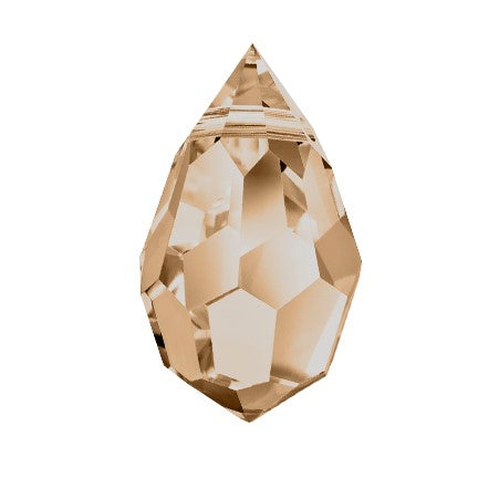 Preciosa 6355 Light Colorado Topaz Drop Pendant (10mm, 15mm)