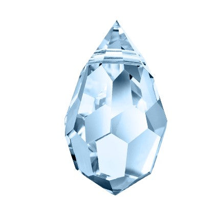 Preciosa 6355 Light Sapphire Drop Pendant (10mm, 15mm)