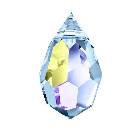 Preciosa 6355 Light Sapphire AB Drop Pendant (10mm, 15mm)