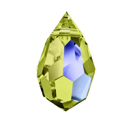 Preciosa 6355 Olivine AB Drop Pendant (10mm)