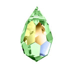 Preciosa 6355 Peridot AB Drop Pendant (10mm, 15mm)