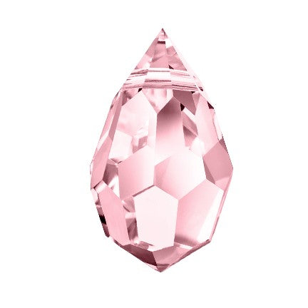 Preciosa 6355 Pink Sapphire Drop Pendant (10mm, 15mm)