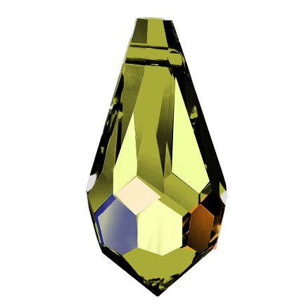 Preciosa 6360 Olivine AB Drop Pendant (18mm)