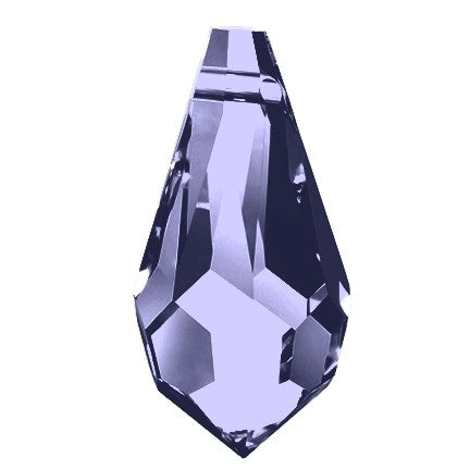 Preciosa 6360 Tanzanite Drop Pendant (18mm)