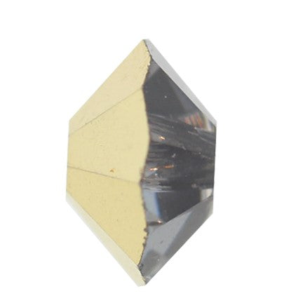 Preciosa 6400 Aurum Flat Bicone Spacer Bead (5mm, 6mm)