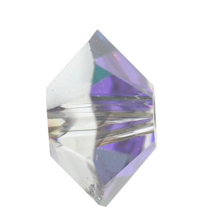 Preciosa 6400 Heliotrope Flat Bicone Spacer Bead (3mm x 5mm)