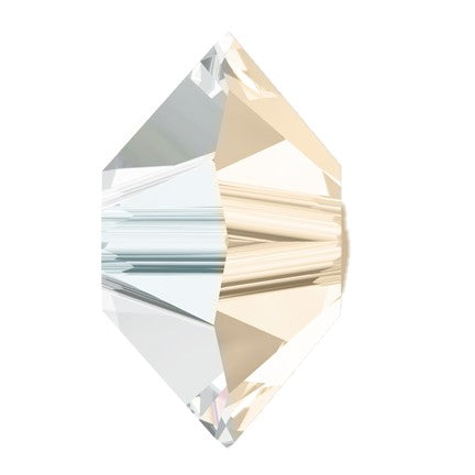 Preciosa 6400 Honey Flat Bicone Spacer Bead (5mm, 6mm)