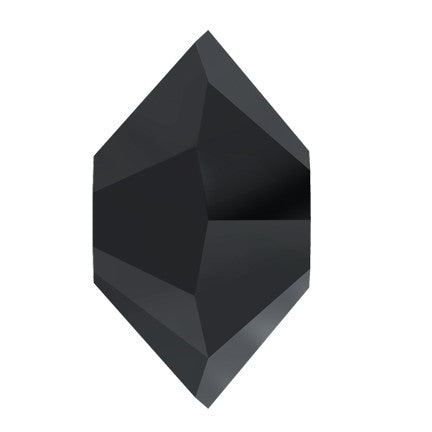 Preciosa 6400 Jet Flat Bicone Spacer Bead (5mm, 6mm)