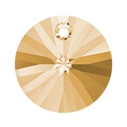 Swarovski 6428 8mm Light Colorado Topaz Xilion Pendant