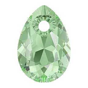 Swarovski 6433 11.5mm Peridot Pear Cut Pendant