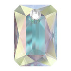 11.5mm Swarovski 6435 Crystal AB Emerald Cut Pendant