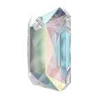 11.5mm Swarovski 6435 Crystal AB Emerald Cut Pendant
