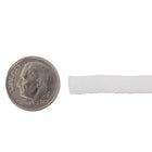 6mm White Flat Elastic by the Spool (250 Meter)