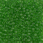 8/0 Transparent Lime Miyuki Seed Bead (250 Gm) #144