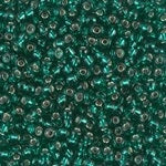 15/0 Silver Lined Emerald Miyuki Seed Bead (250 Gm) #17