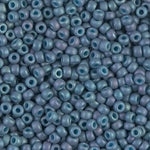 8/0 Matte Metallic Steel Blue Luster Miyuki Seed Bead (250 Gm) #2030