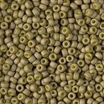 11/0 Matte Opaque Golden Olive Luster Miyuki Seed Bead (250 Gm) #2032