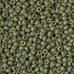 11/0 Matte Opaque Olive Miyuki Seed Bead (250 Gm) #2318