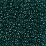 11/0 Transparent Dark Teal Miyuki Seed Bead (250 Gm) #2406
