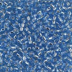11/0 Silver Lined Cornflower Blue Miyuki Seed Bead (250 Gm) #28
