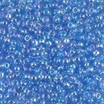 8/0 Pale Sapphire AB Miyuki Seed Bead (20 Gm, 250 Gm) #JKP011