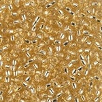 11/0 Silver Lined Light Gold Miyuki Seed Bead (250 Gm) #2