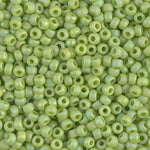 8/0 Matte Opaque Chartreuse AB Miyuki Seed Bead (20 Gm, 250 Gm) #JSP001