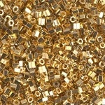 8/0 24Kt Gold Plated Miyuki Cut Seed Bead (5 Gm, 50 Gm) #JFG010