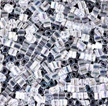 8/0 Transparent Crystal AB Miyuki Cut Seed Bead (250 Gm) #250