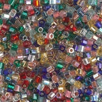8/0 Miyuki Cut Seed Bead Mix- Medley (250 Gm) #MIX-01