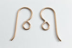20mm Gold Filled TierraCast French Hook Ear Wire with Regular Loop #BGL017