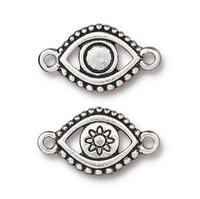 20mm Antique Silver TierraCast Evil Eye Link (20 Pcs) #CK922