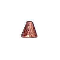 8mm Antique Copper TierraCast Hammered Cone (10 Pcs) #CK164