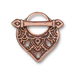 4mm x 22mm Antique Copper TierraCast Pewter Temple Toggle Clasp (10 Sets) #CK276