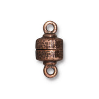9mm Antique Copper TierraCast Hammertone Magnetic Clasp (5 Pcs) 94-6246