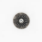 15mm TierraCast Antique Silver Starburst Button #CK944