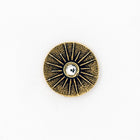 15mm TierraCast Antique Gold Starburst Button #CK944