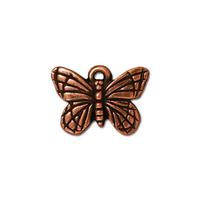 11mm x 16mm Antique Copper TierraCast Monarch Butterfly Charm #CK069